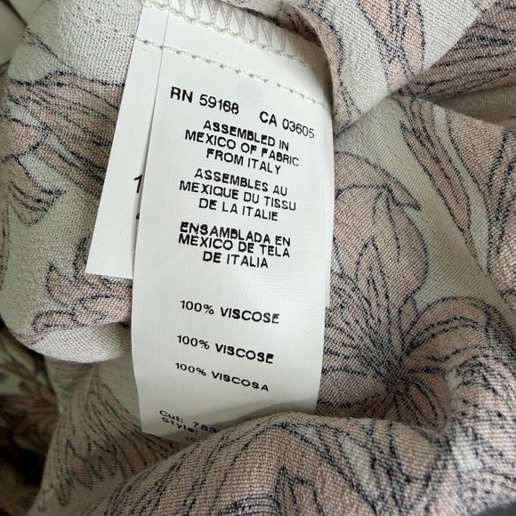 Karen Kane Womens Flowy Floral Peasant Blouse Top 3X NWT $148 Romantic Boho - Picture 8 of 11